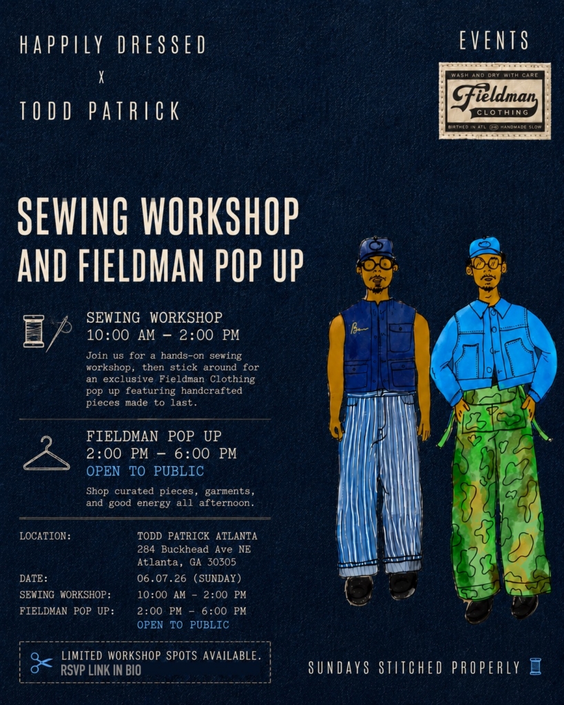 Sewing Workshop with Happily Dressed at Todd Patrick