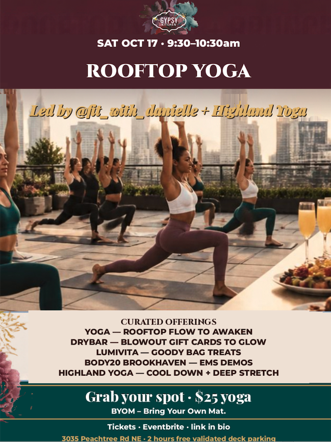 Rooftop Yoga at Gypsy Kitchen