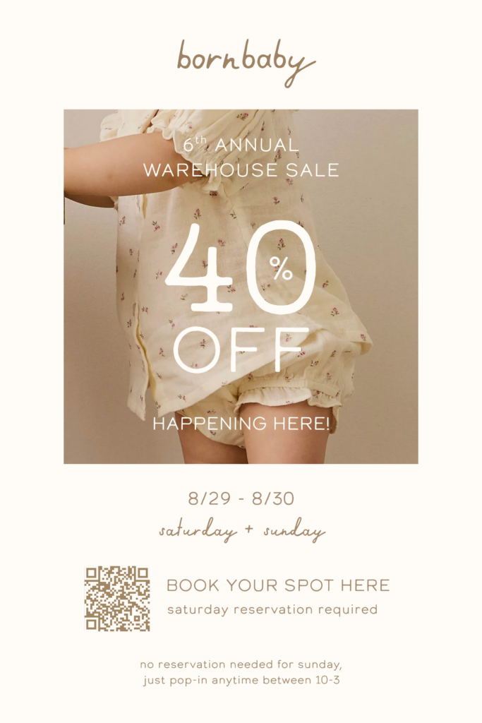 bornbaby Annual Warehouse Sale